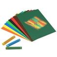 thumbnail image 4 of Papeles de arte pastel lijados Uxcell 8.3x11.4, papeles pastel de colores, marrón, 20 piezas, 4 of 5