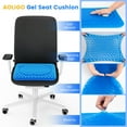thumbnail image 5 of AOLIGO Gel Seat Cushion for Wheelchair, Office Chair, Car Seat, Blue, 5 of 8
