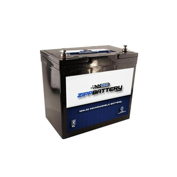 Zipp Battery 12V (12 Volt) (12 Volt) 35Ah 420w Sealed Lead Acid (SLA) Battery - T6 Terminals By Zipp Battery