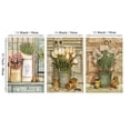 thumbnail image 3 of 3pcs/set 29.97*39.88cm European Retro Plants And Flower Potted Posters And Prints Plants Pastoral Canvas Paintings Vintage Wall Art Pictures Room Decor Unframed, 3 of 3
