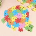 thumbnail image 2 of 2 Sets of Wooden Animal Shaped Puzzles 26 Alphabet Jigsaw Boards Educational Toys for Children Toddlers (Tortoise and Lion), 2 of 3
