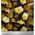 thumbnail image 3 of Soimoi Rayon Fabric Floral & Leaves Tropical Print Fabric by Yard 56 Inch Wide, 3 of 3