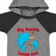 thumbnail image 4 of Inktastic My Auntie Loves Me Narwhal Family Boys or Girls Baby Bodysuit, 4 of 5