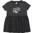 thumbnail image 3 of Inktastic Someone in Maryland Loves Me Girls Baby Dress, 3 of 5