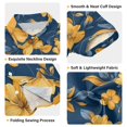 thumbnail image 3 of Dailycode Small Short Sleeve Button Down Shirts Flower Floral Pattern and Leaf Casual Shirt 3-10 Years, 3 of 9
