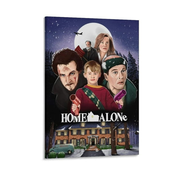 Home Alone Poster Classic Movie Vintage Posters Wall Art Poster Bedroom Prints Home Decor Hanging Picture Canvas Painting Posters