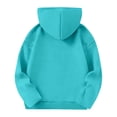 thumbnail image 3 of Abcomgle Hoodie for Girls 7-8 Cute Baggy Hooded Girls Sweatshirt Preppy Long Sleeve Girls Pullover Top Y2k Fall School Clothes for Teen Girls with Pocket, 3 of 5