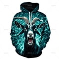thumbnail image 1 of Sudadera con capucha con estampado 3D de cabra gritando de Harajuku para hombres y niños, divertida sudadera con capucha para mujer, sudaderas casuales de moda, 1 of 5