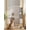 White, variant on AOPEC 57" Extra Tall Pet Gate, Auto Close Dog Door Pressure Mounted No Drilling for Doorways, Hallways, Stairs, Expandable 27.5"-38.5" Wide, Narrow 1.18" Spacing for Small Dogs & Puppies, Black