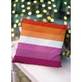 thumbnail image 3 of Simply Daisy 16" x 16" Contemporary Stripes Pride Day Polyester Throw Pillow, 3 of 3