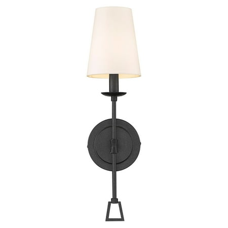 

CFC Lighting Matte Black Modern Traditional 1-light Wall Sconce