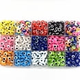 thumbnail image 4 of Lote de 50 cuentas ovaladas de resina de 6mm, 8mm y 10mm con forma de ojo malvado para hacer joyas, pendientes y pulseras hechos a mano, accesorios, 4 of 5