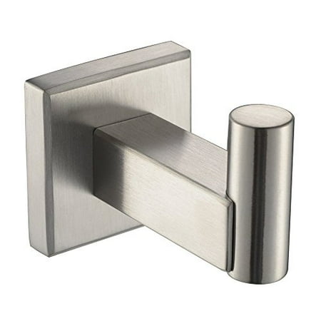 Xvl Stainless Steel Coat Hook Single Towel Robe Clothes Hook For Bath Kitchen Garage Heavy Duty Contemporary Square Style Wall Mounted Brushed Walmart Canada