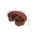 thumbnail image 2 of Shisuyan 6sets Drawer Guide Kit Drawer Slide Track Guide Repair Kit For Dresser Drawer Replacement Center Mount Drawer Slides Drawer Stop, 2 of 8