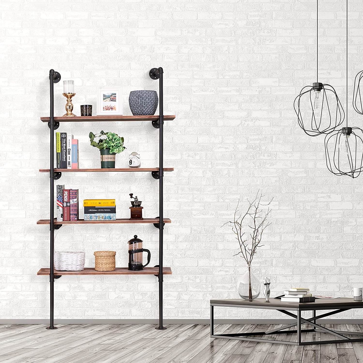 5 tier pipe shelf online