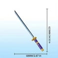 thumbnail image 2 of Magic Knife Thousand Blades Anime Building Blocks Assembled Model Weapon Scabbard Bricks Toys Boy Educational Toy Gift, 2 of 5