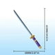 thumbnail image 2 of Magic Knife Thousand Blades Anime Building Blocks Assembled Model Weapon Scabbard Bricks Toys Boy Educational Toy Gift, 2 of 5