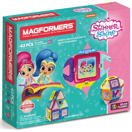 MAGFORMERS Shimmer and Shine 42-Piece Magnetic Construction