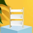 thumbnail image 4 of kusrkot Dollhouse Storage Rack Flower Stand Furniture Model Mini Room Decor Ornament White B, 4 of 9