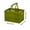 Green-A, variant on Penkiiy Foldable Plastic Grocery Shopping Basket: Sturdy Vegetable Crates with Handles Collapsible Storage Container for Kitchen Pantry Bathroom