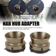thumbnail image 3 of 1 Pair Nab Hub Adapters with Lock, 1/4 10 Inch Reel To Reel Tape Nab Hub Adapter, Aluminum Opener Universal Loading Device for Reel To Reel Tape Recorder, 3 of 7