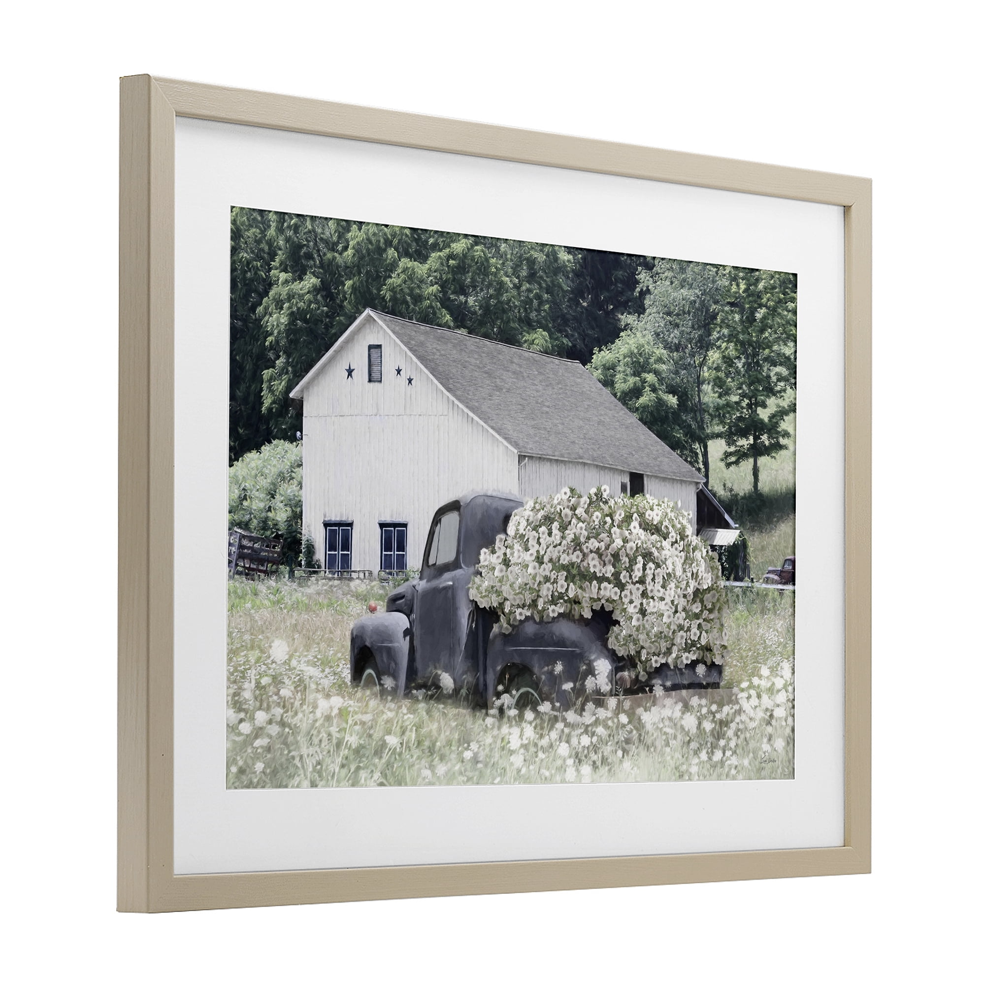 Stupell Industries Bed Full Of Blossoms Birch Framed Print Under Glass, design by Lori Deiter