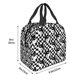 thumbnail image 3 of Easygdp Ying Yang Checkered Bolsa Térmica Premium - Tela Oxford Impermeable, Gran Capacidad, Bolsillo Frontal, Unisex para Trabajo, Escuela, Actividades al Aire Libre y Picnics, 3 of 8