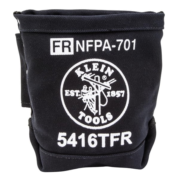 Bolsa de herramientas Klein Tools 5416TFR de lona ignífuga de 5 x 10 x 9 cm