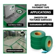thumbnail image 6 of DuraMark RPT-750 Green Reflective Pavement Marking Tape – BASt Certified Slip Resistant Premium Durability Outdoor Heavy-Duty Rubber Base (3 Inch x 18 Ft), 6 of 6