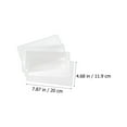 thumbnail image 2 of IFANLANDOR 20 Pcs Porte-Billets pour Collection de Billets de Banque Sacs de Rangement Transparents PVC, 2 of 8