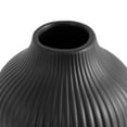 thumbnail image 5 of Better Homes & Gardens Ribbed Ceramic Vase, 2-Piece, Black, 5 of 10