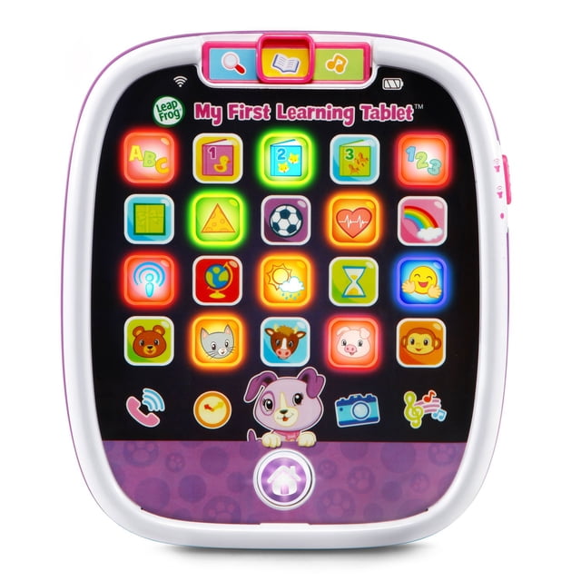 Tableta de aprendizaje LeapFrog My First Violet con espectáculo de luces