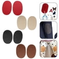 thumbnail image 2 of 2pcs DIY Multicolor Suede Fabric Patch Iron On Patches Repair Elbow Knee Small Patches For Clothes Stickers Sewing Accessories, 2 of 12