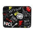 thumbnail image 7 of Music Rock 17 inch Portable Laptop Sleeve Compatible with MacBook Air Notebook Computer Case for Men Women College School Students, 7 of 7