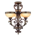 thumbnail image 2 of Livex Seville Chandelier in Palacial Bronze with Gilded Accents, 2 of 2