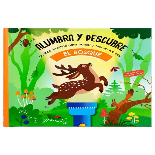 Libro Alumbra Y Descubre: El Bosque Tapa Blanda, Autor Studio Stampij, Editorial Silver Dolphin (en Español)