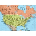 thumbnail image 2 of 50" x 32" RMC Signature Edition World Wall Map - Laminated, 2 of 4