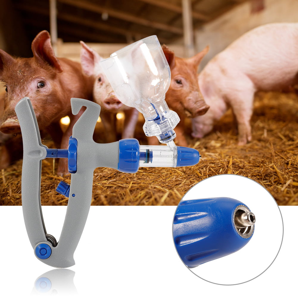 2ml Automatic Self Refill Injector Syringe Livestock Cattle Chicken Sheep Hog 