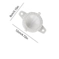 thumbnail image 3 of Hxlamzoo Dumpling Maker Dumpling Tools, 1/5/10 Packs Dumpling Mold, Perfect for Making Hand pies, Dumplings, Ravioli, Calzones, Dough Press 4.7*3.1 Inch, 3 of 6