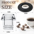 thumbnail image 2 of fafa-Coffee Percolator Plastic Knob Top and Washer Rings Compatible with Farberware Yosemite Coffee Percolators, Fit for Farberware Coffee Maker Replacement Parts,Transparent Coffee Percolator Top 2, 2 of 4