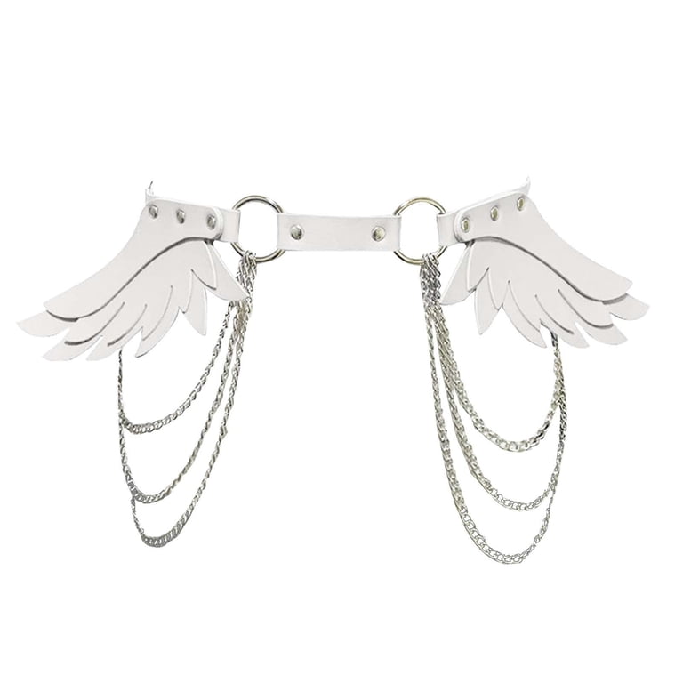 Punk Waist Chain Belt with Wing Punk Rock Belt for Pants  display picture 2