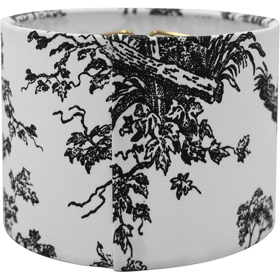 Retro Barrel 5 Inch Drum Clip on Chandelier Lamp Shade