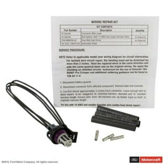 Motorcraft Oil Sending Unit Switch Connector WPT-1376 Fits select: 2011-2019 FORD F250, 2011-2019 FORD F350