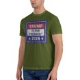 thumbnail image 5 of Yiaed Trump is our president 2024 Print Mens T-Shirt,Lightweight Cotton Tee, Crewneck T-Shirt For Men Basic Tee Shirt-Medium, 5 of 5