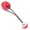 Red and White, variant on BOKYAN Dog Chew Suction Cup Ball Interactive Pet Molar Teeth Cleaning Food Dispensing Ball, Durable Rubber Tug Toy for Aggressive Chewers, Red and White (15.7 inches / 40 cm)