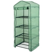 Grow Your Garden with Our 4-Tier Greenhouse - Perfect for Cultivating Plants, Seeds, and Flowers with Ample Storage Shelves