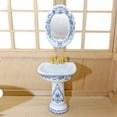 thumbnail image 4 of 112 Scale Porcelain Dollhouse Bathroom Furniture Set Exquisite Miniature for Display and Play, 4 of 7