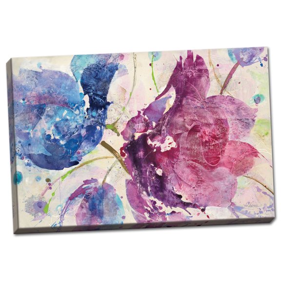 Gango Home Decor Contemporary Fireworks Abstract by Albena Hristova (Ready to Hang); One 24x16in Hand-Stretched Canvas