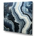 thumbnail image 2 of Designart "Minimalism With Blue Stone Geode I" Spiritual Stone Wall Art Living Room, 2 of 7