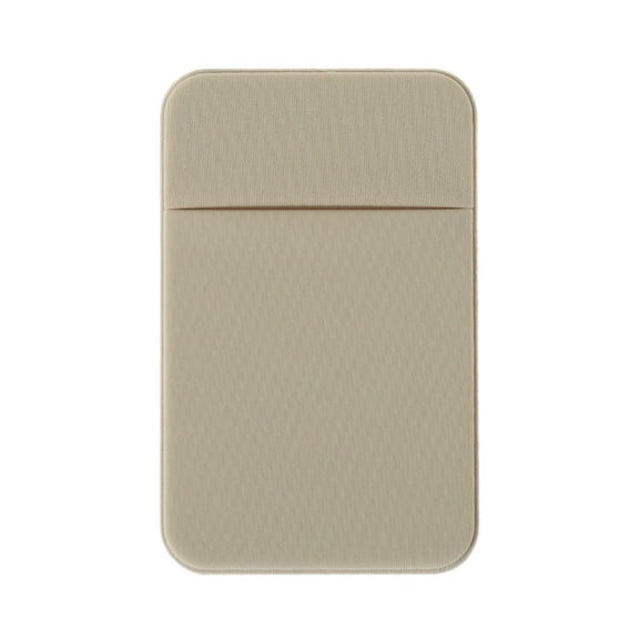 Ciwanning Credit Card Wallet Holder Pocket Stick-On Adhesive Elastic Tool